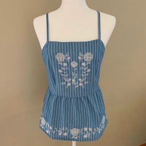 Alya peplum top sz M